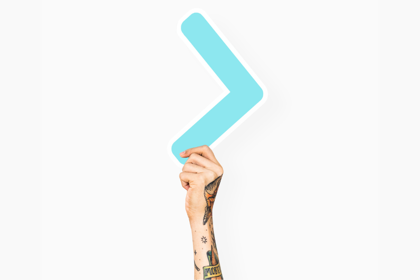 Una flecha indicando el camino en referencia al progresos de RRHH con KPIs estratégicos